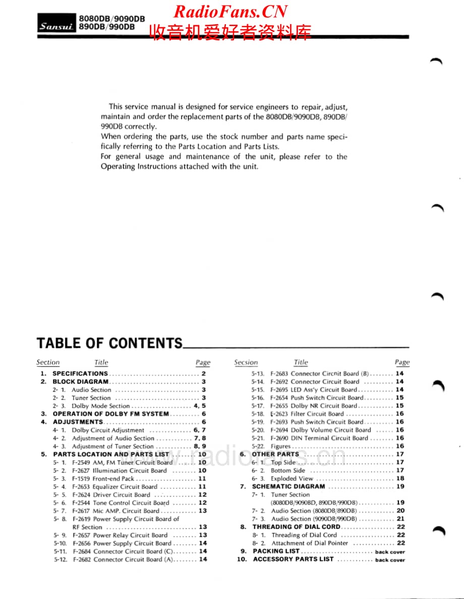 Sansui-9090DB-rec-sm维修电路原理图.pdf_第2页