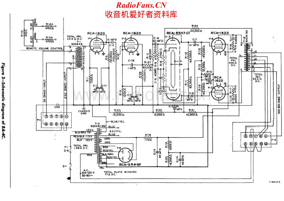 RCA-BA4C-pwr-sch维修电路原理图.pdf_第1页