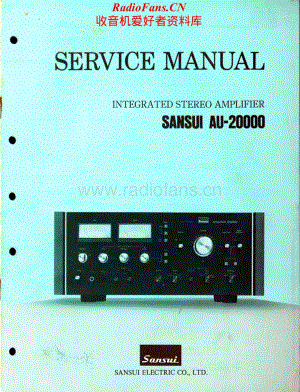 Sansui-AU2000-int-sm维修电路原理图.pdf