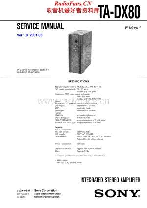 Sony-TADX80-int-sm维修电路原理图.pdf