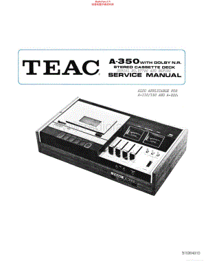 Teac-A330-tape-sm维修电路原理图.pdf