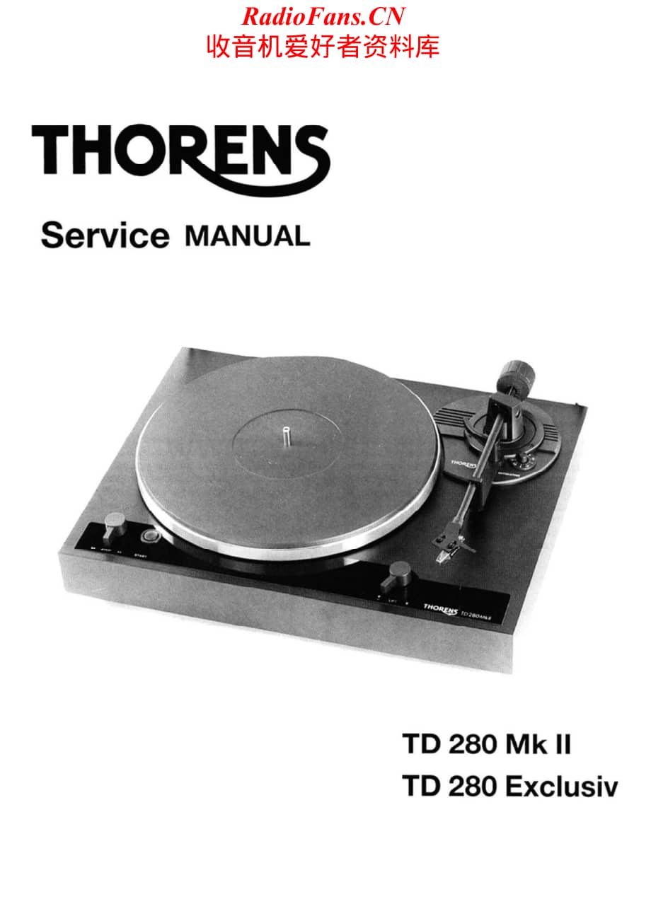 Thorens-TD280MKII-tt-sm维修电路原理图.pdf_第1页