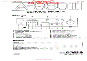 Yamaha-A960II-int-sm维修电路原理图.pdf