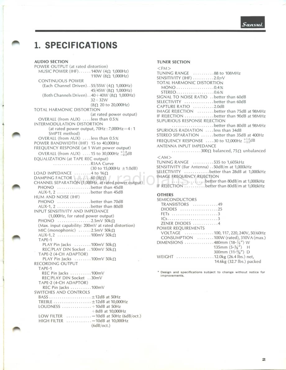 Sansui-771-rec-sm维修电路原理图.pdf_第3页