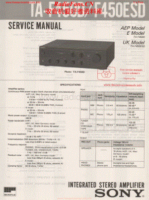 Sony-TAF450ESD-int-sm维修电路原理图.pdf