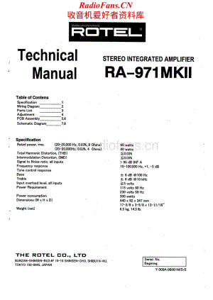 Rotel-RA971MKll-int-sm维修电路原理图.pdf
