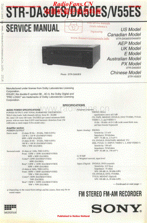 Sony-STRDA50ES-rec-sm维修电路原理图.pdf
