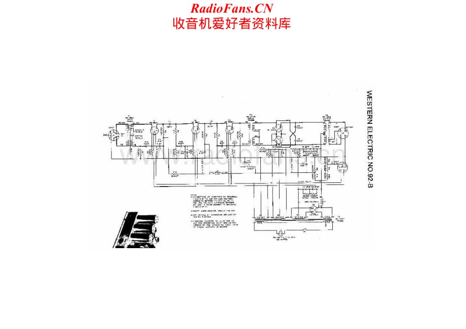 WesternElectric-92B-pwr-sch维修电路原理图.pdf_第1页