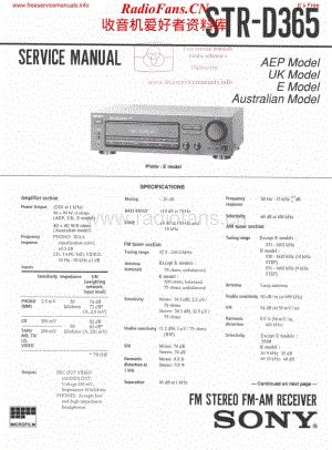 Sony-STRD365-rec-sm维修电路原理图.pdf