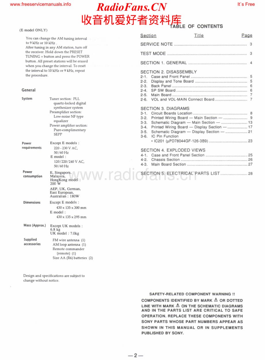 Sony-STRD365-rec-sm维修电路原理图.pdf_第2页