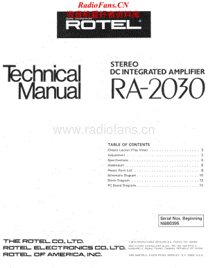 Rotel-RA2030-int-sm维修电路原理图.pdf