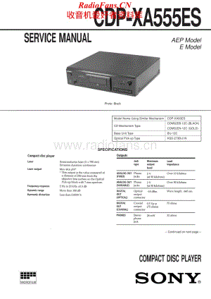 Sony-CDPXA555ES-cd-sm维修电路原理图.pdf