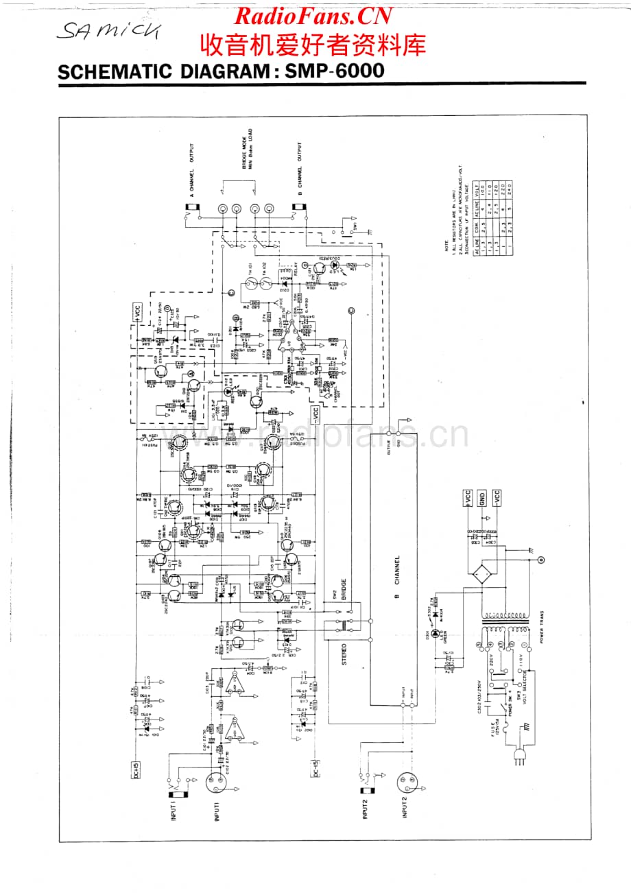 Samick-SMP6000-pwr-sch维修电路原理图.pdf_第1页