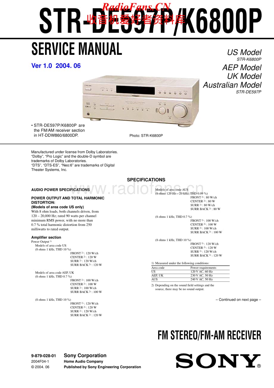 Sony-STRK6800P-rec-sm维修电路原理图.pdf_第1页