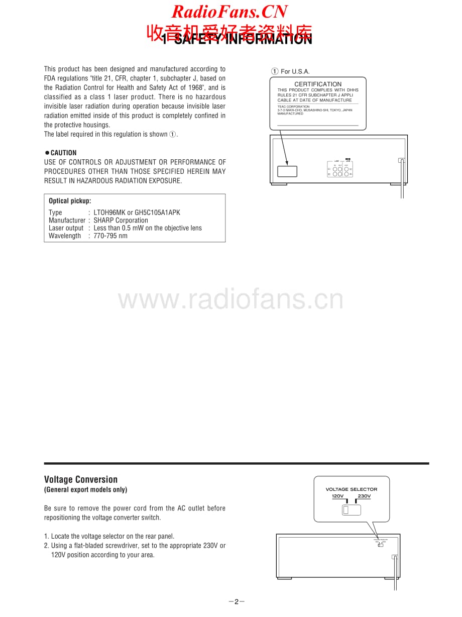 Teac-AD600-cd-sm维修电路原理图.pdf_第2页
