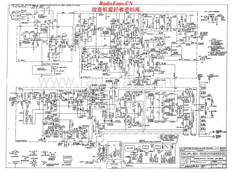 SAE-MARK6B-tun-sch维修电路原理图.pdf_第1页