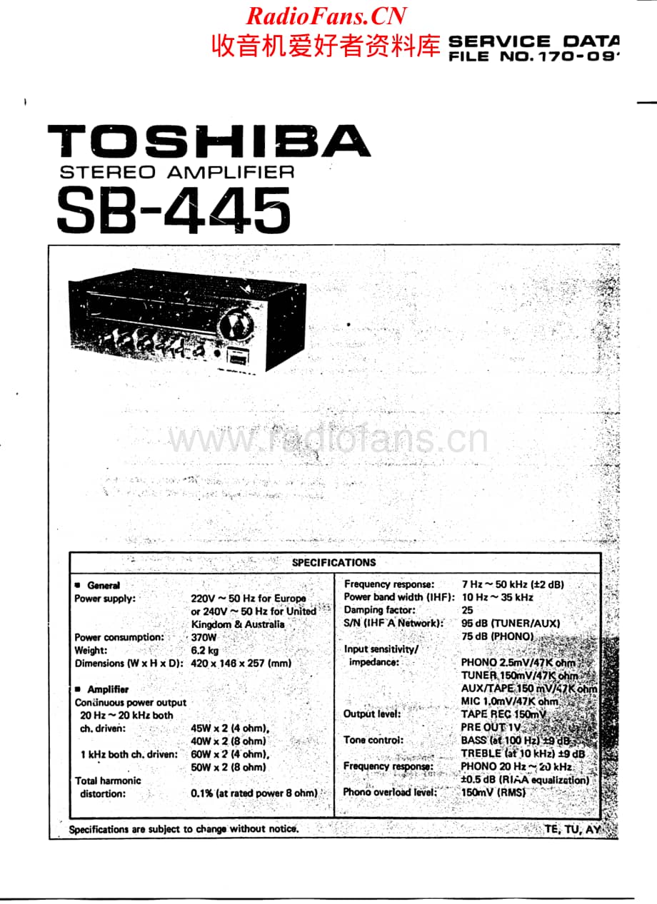 Toshiba-SB445-int-sch维修电路原理图.pdf_第1页