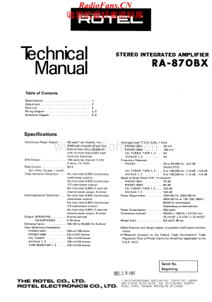 Rotel-RA870BX-int-sm维修电路原理图.pdf