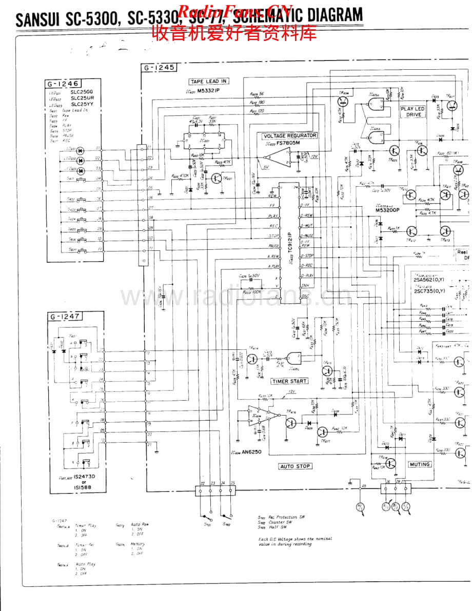 Sansui-SC5300-tape-sch维修电路原理图.pdf_第1页