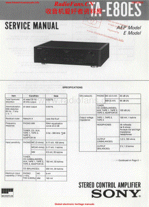 Sony-TAE80ES-int-sm维修电路原理图.pdf