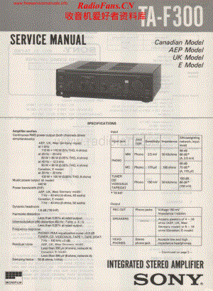 Sony-TAF300-int-sm维修电路原理图.pdf