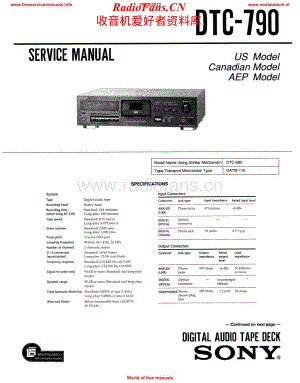 Sony-DTC790-tape-sm维修电路原理图.pdf