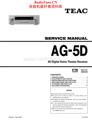 Teac-AG5D-rec-sm维修电路原理图.pdf