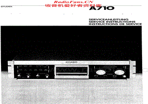 Revox-A710-tape-sm维修电路原理图.pdf
