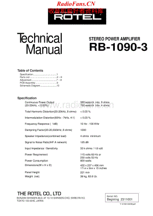 Rotel-RB1090-pwr-sm维修电路原理图.pdf