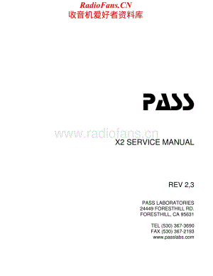 PassLabs-X2-pre-sm维修电路原理图.pdf