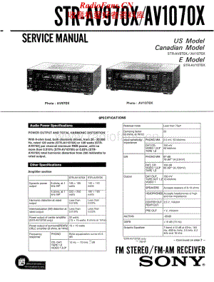 Sony-STRRAV970X-rec-sm维修电路原理图.pdf