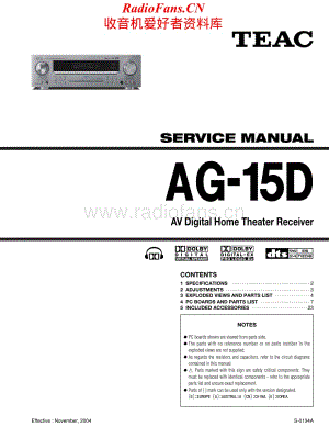 Teac-AG15D-rec-sm维修电路原理图.pdf