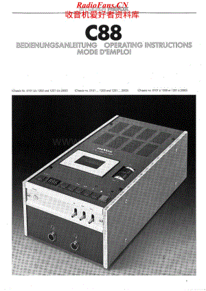 Revox-C88-tape-om维修电路原理图.pdf