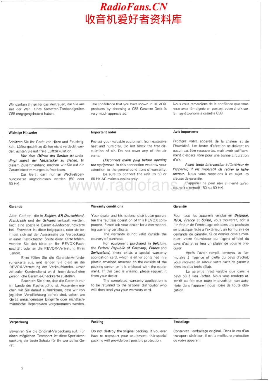 Revox-C88-tape-om维修电路原理图.pdf_第2页
