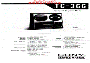 Sony-TC366-tape-sm维修电路原理图.pdf
