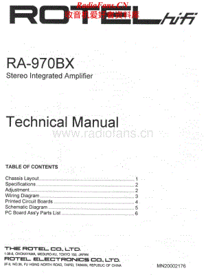 Rotel-RA970BX-int-sm维修电路原理图.pdf