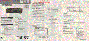 Sony-TAN110-pwr-sm维修电路原理图.pdf