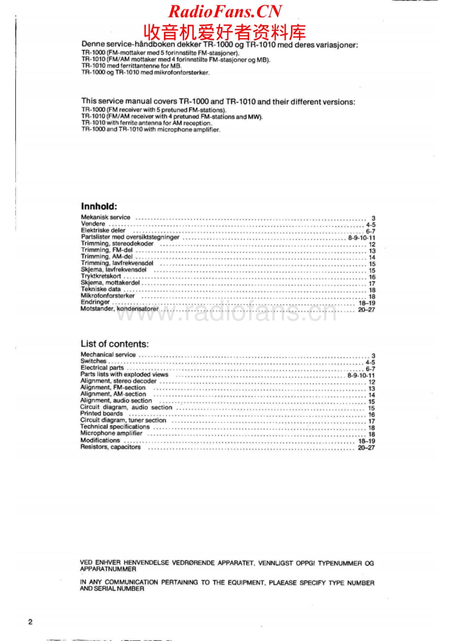 Tandberg-TR1000-rec-sm维修电路原理图.pdf_第2页