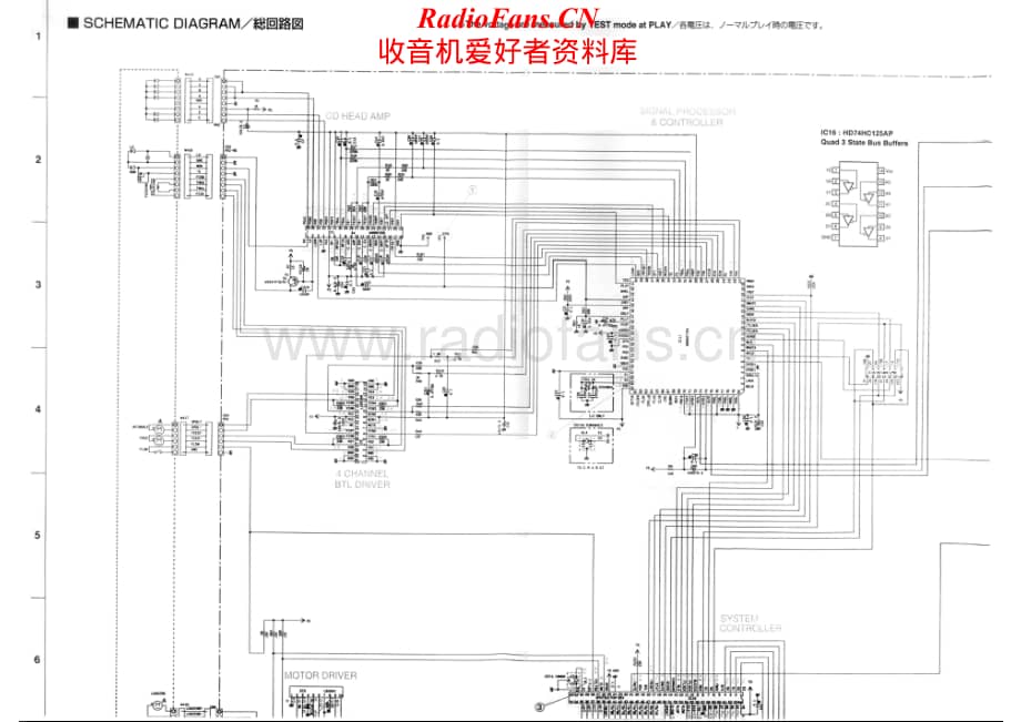 Yamaha-CDX390-cd-sch维修电路原理图.pdf_第1页