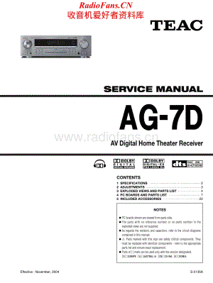 Teac-AG7D-rec-sm维修电路原理图.pdf