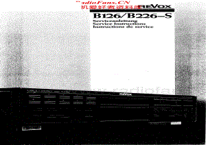Revox-B226S-cd-sm维修电路原理图.pdf