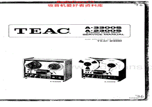 Teac-A2300S-tape-sm维修电路原理图.pdf