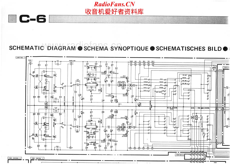 Yamaha-C6-pre-sch维修电路原理图.pdf_第1页