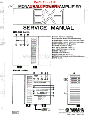 Yamaha-BX1-pwr-sm维修电路原理图.pdf