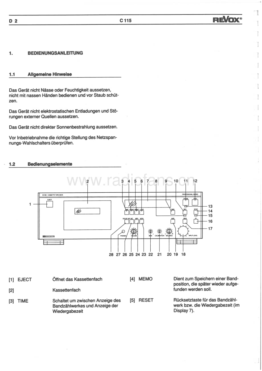 Revox-C115-tape-sm维修电路原理图.pdf_第3页