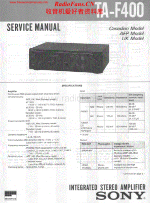 Sony-TAF400-int-sm维修电路原理图.pdf