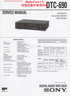Sony-DTC690-tape-sm维修电路原理图.pdf