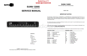 Sunn-1200S-pwr-sm维修电路原理图.pdf