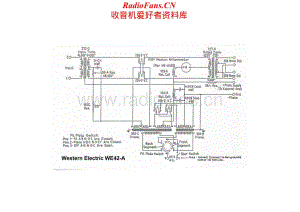 WesternElectric-WE42A-amp-sch维修电路原理图.pdf