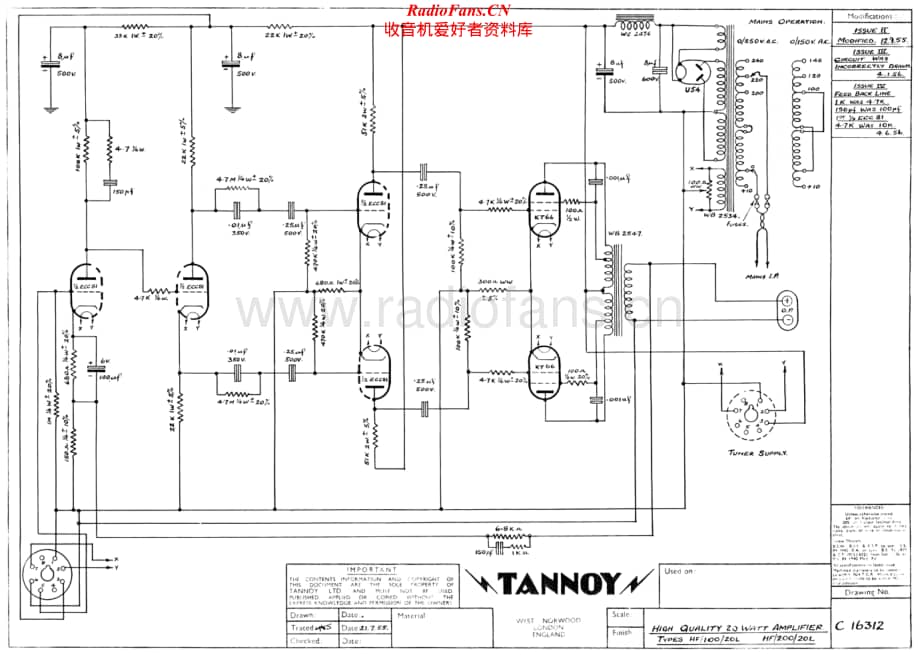 Tannoy-HF200.20L-pwr-sch维修电路原理图.pdf_第1页